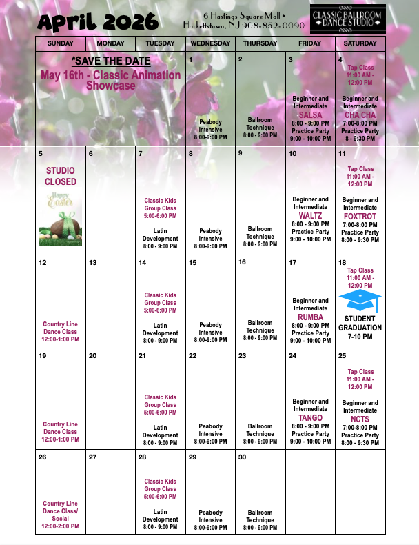 April 2026 Calendar