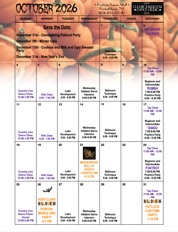 October 2026 Calendar
