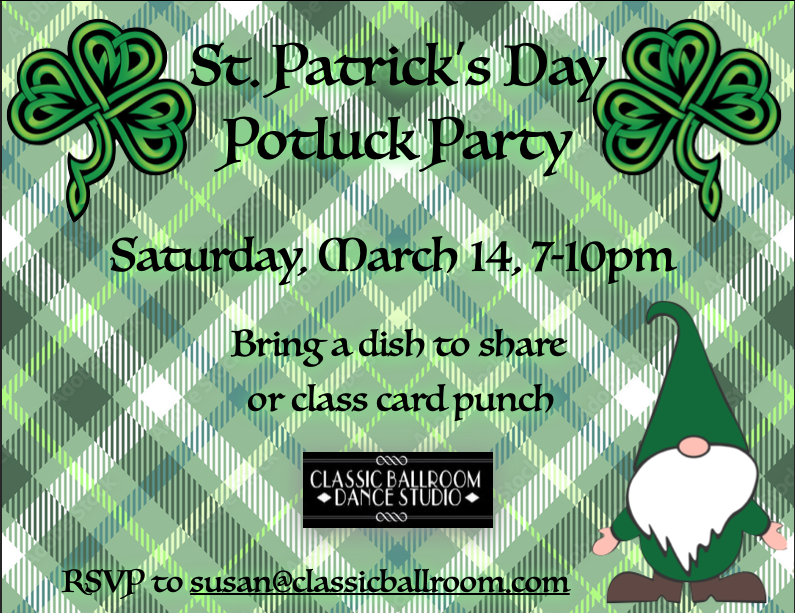 Saint Patrick's Day Potluck Party